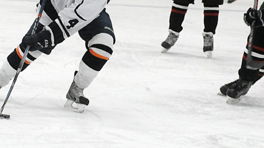 Snipers Edge Hockey Tarp backhand shooting
