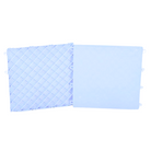 Close up of ice blue tiles