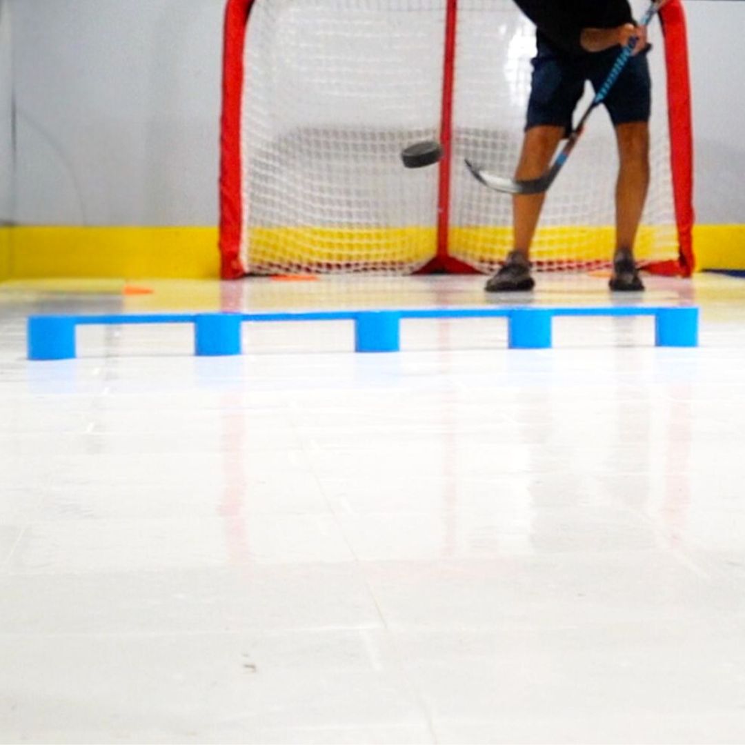 Training on Slick Tiles - White