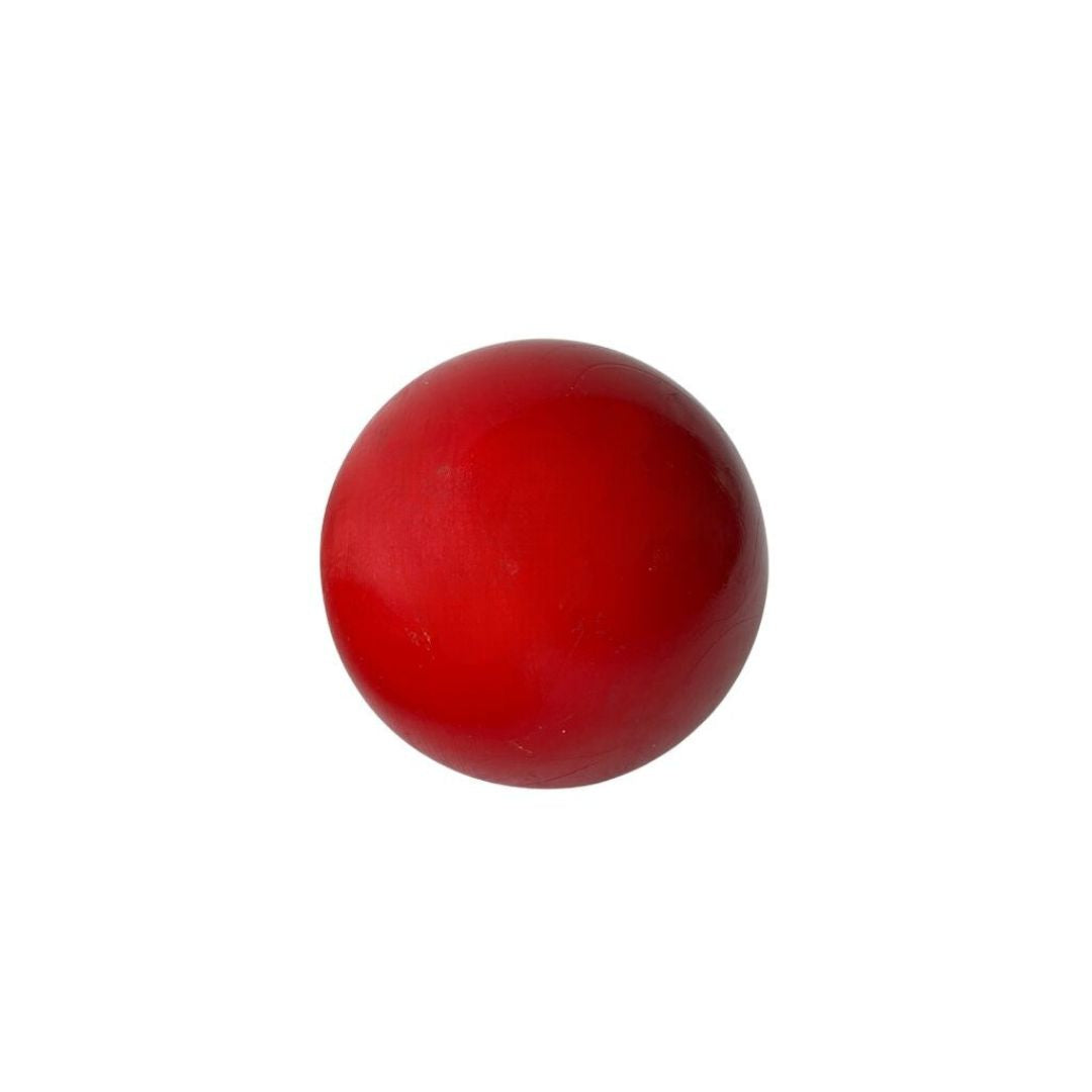 Close-up of red stickhandling ball
