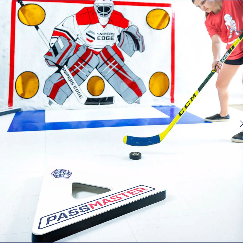 Training on Slick Tiles - White