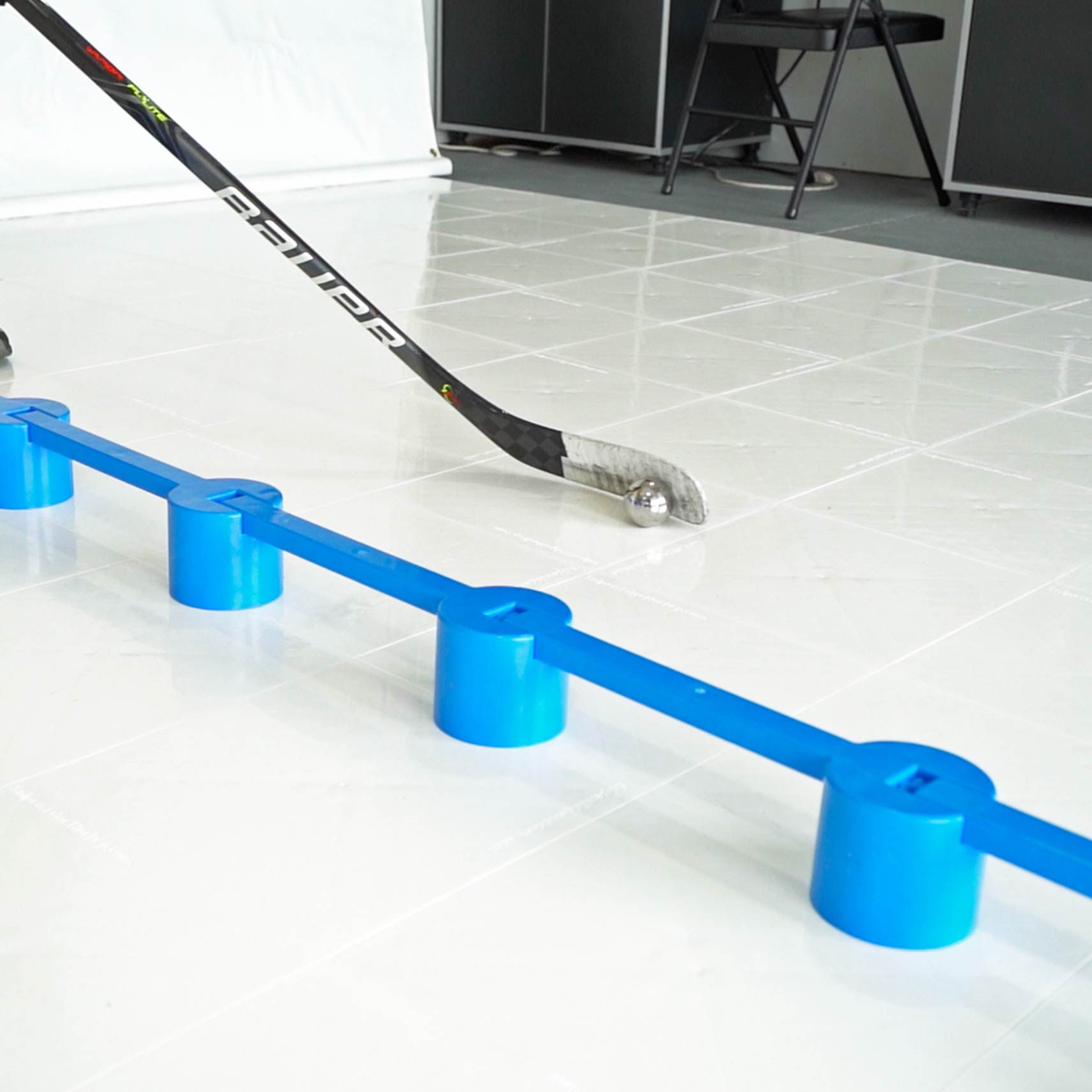 Stickhandling with a muscle ball