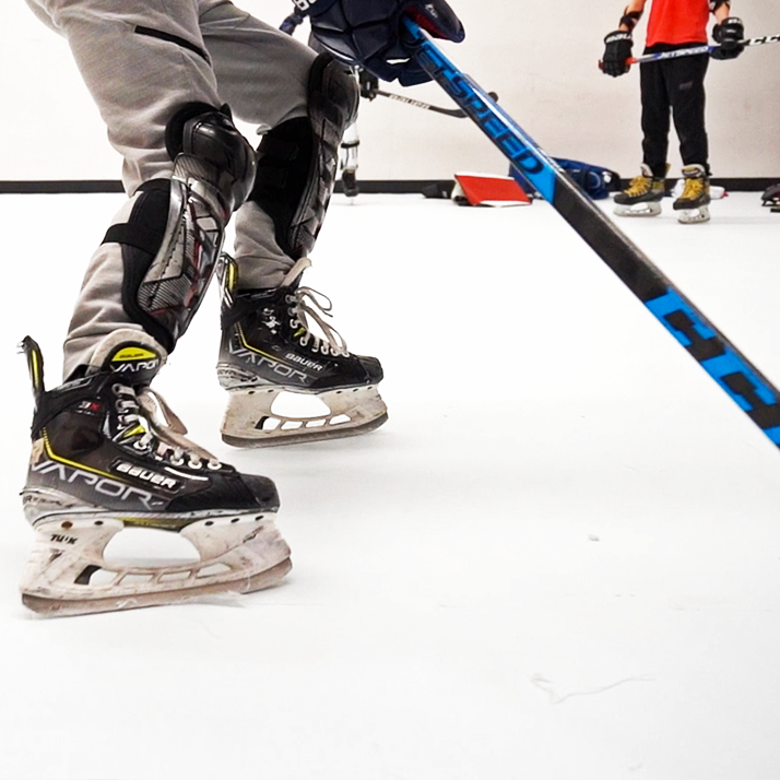PRACTICING ON SYNTHETIC ICE TILES