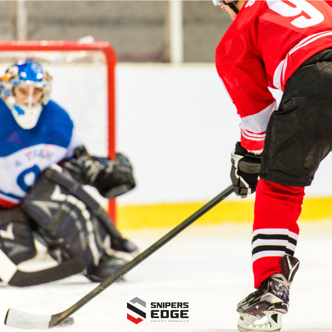 Hockey Players Playing Scoring A Goal