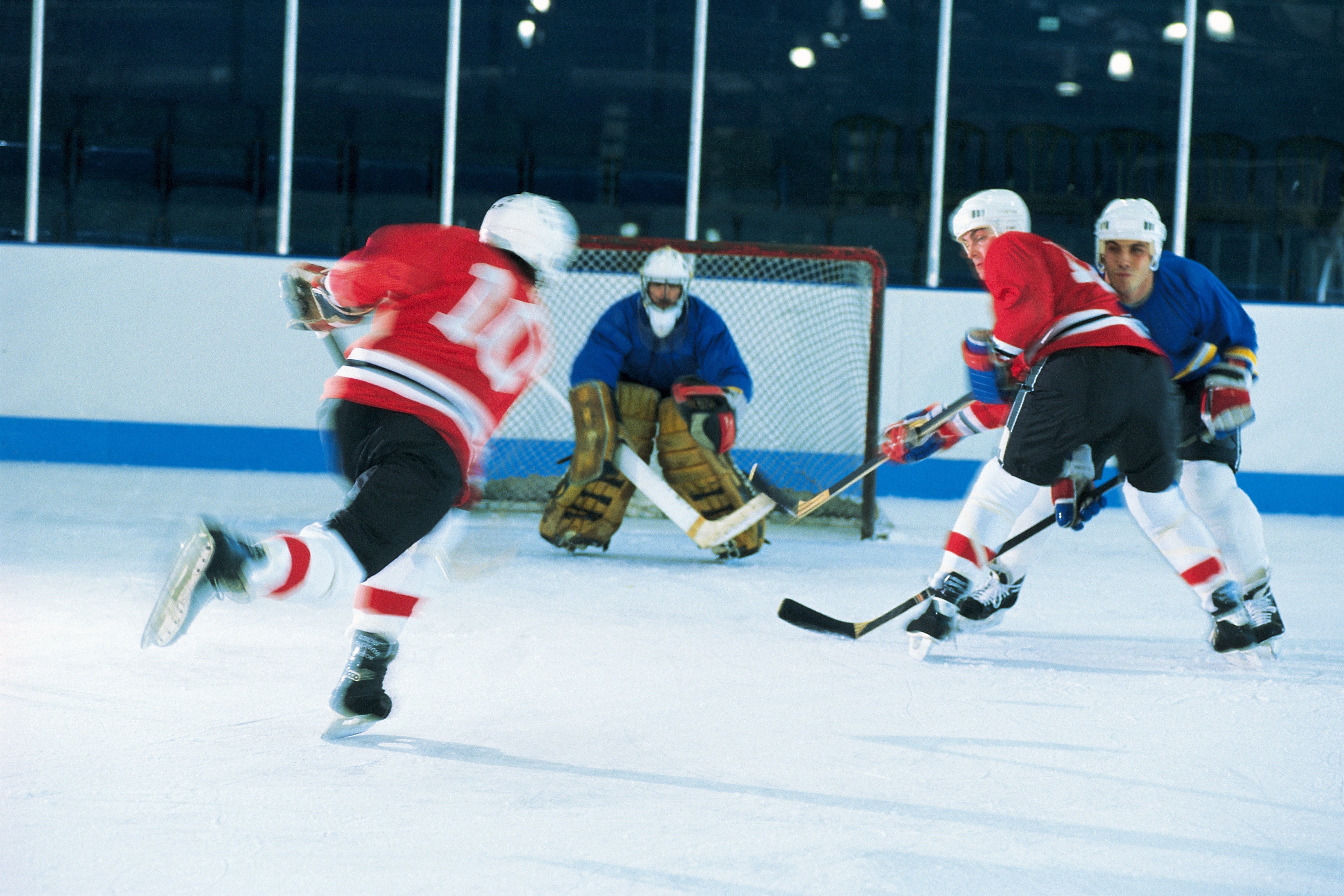 People Playing Hockey
