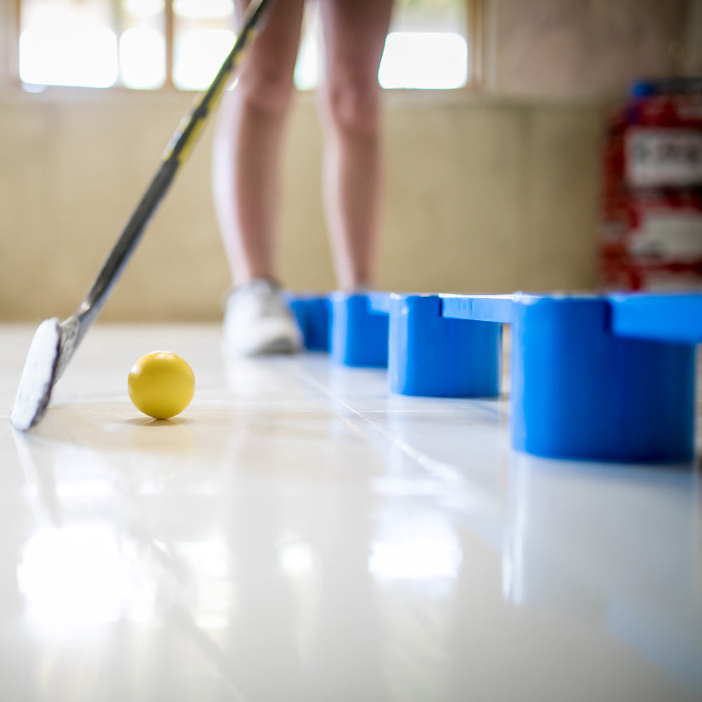 Sweethands stickhandling aid with yellow speed ball