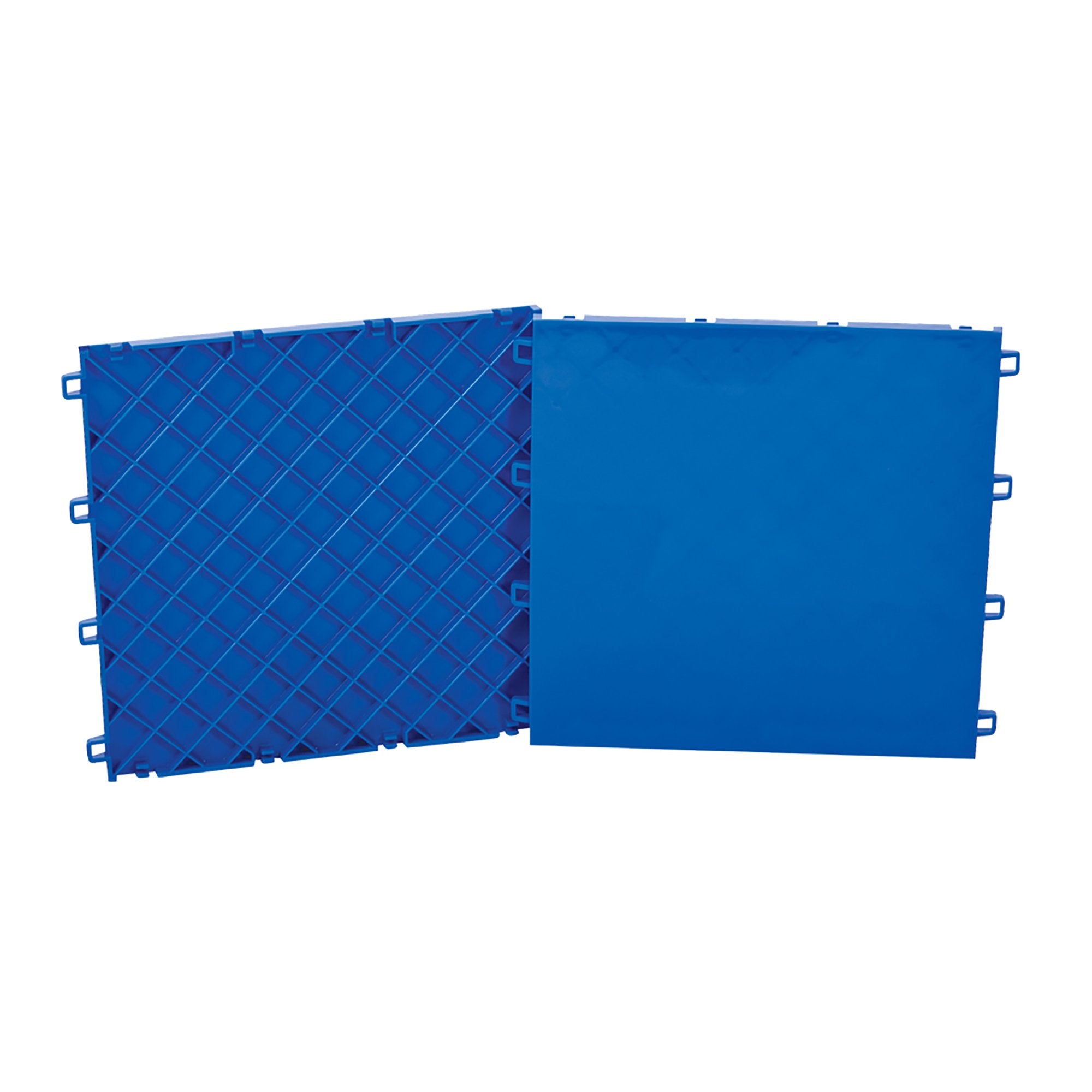 Close up of Dark Blue hockey tiles 