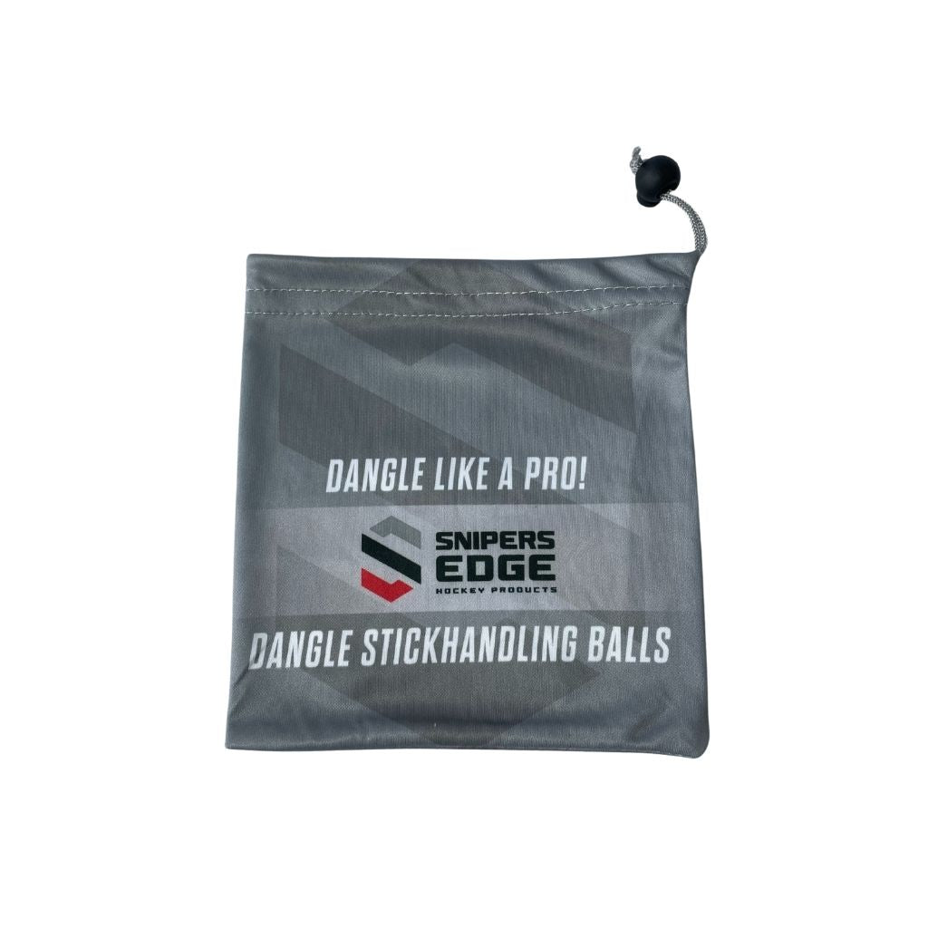 Grey stickhandling ball carrying bag